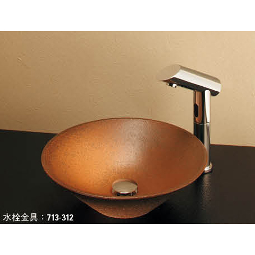 (カクダイ) 丸型手洗器(窯肌) (493-013-M) カクダイ 格安価格: ニセアカシア