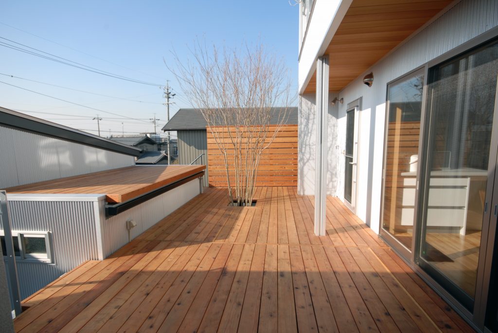 ウッドデッキ１