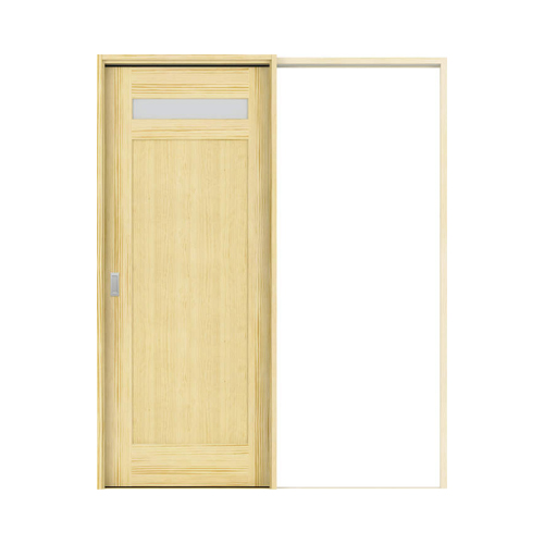 無垢建具　内装ドア　ピノアース　片引き戸（レールタイプ）　P-VU