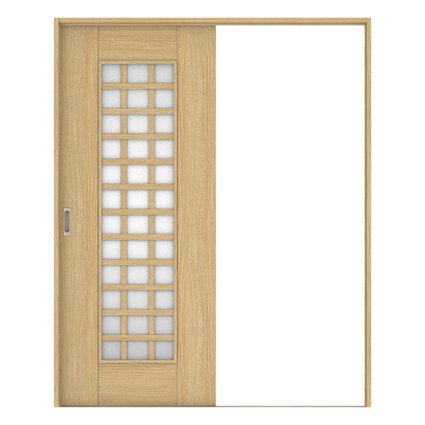 DAIKEN （大建工業） フラッシュドア　内装ドア　hapia basis（ハピアベイシス）　79デザイン　引戸・片引セット　固定枠見込み154mm　1450幅　ミルベージュ