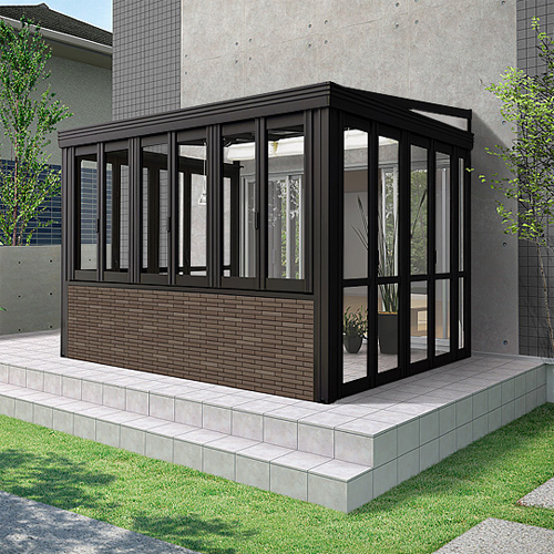 Lixil リクシル ガーデンルーム エクシオール 暖蘭物語 前面腰壁タイプ スタイルb フルガラス仕様