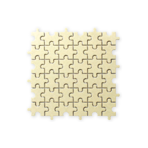 Tchic ティーシック タイル建材 屋内壁用 インテリアタイル Puzzle パズル 異形モザイク平 Pi 004