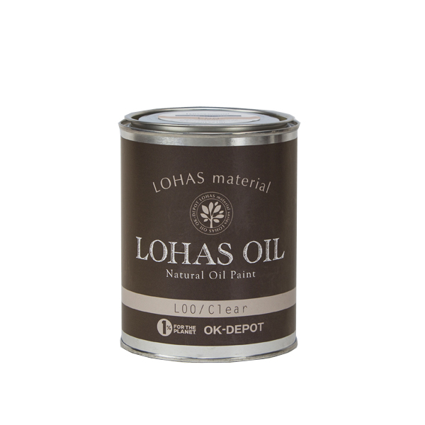 LOHAS material （ロハスマテリアル） 国産自然塗料　LOHAS OIL（ロハスオイル）　クリア・カラー　0.07L缶