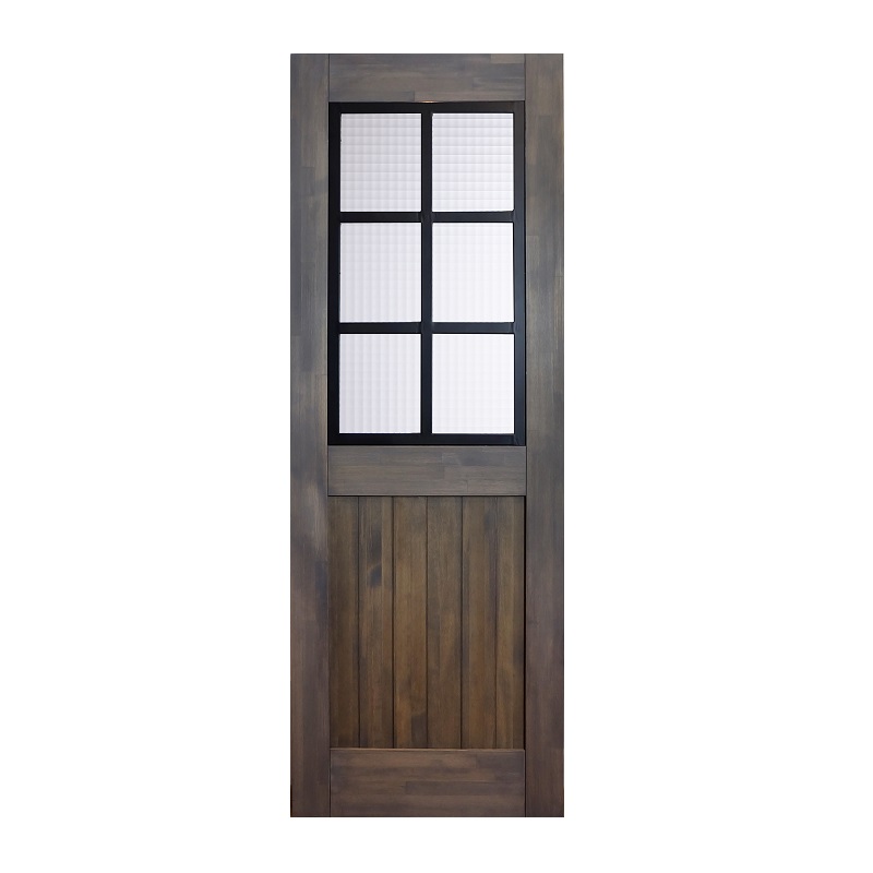 LOHAS material（ロハスマテリアル） オリジナル無垢建具ドア 室内ドア アイアンシリーズ ID03 （扉のみ）