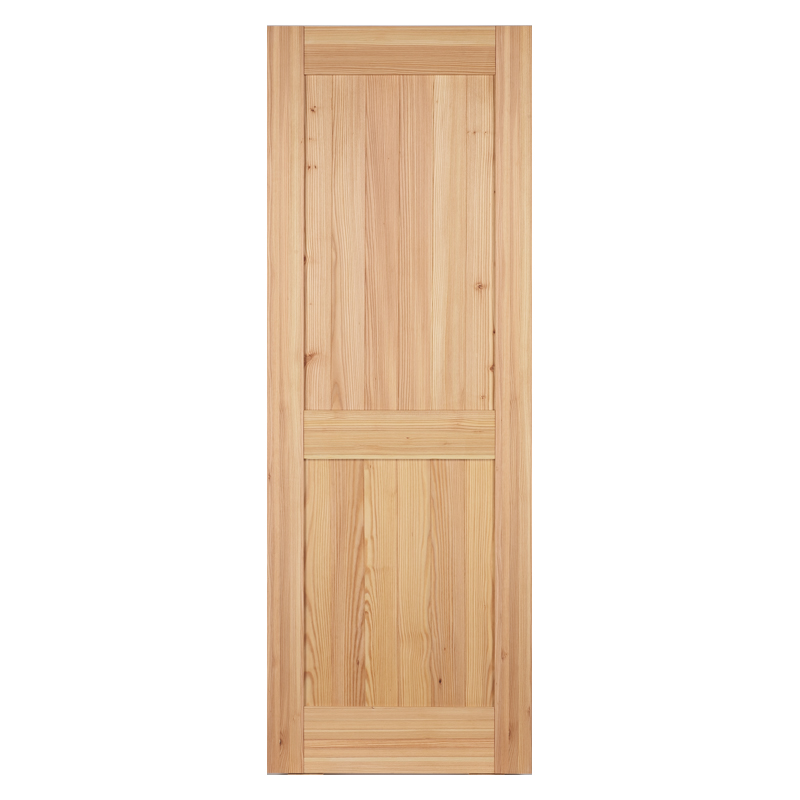 室内ドア リフォーム LOHAS material エントリーモデル 片開き戸枠 パイン 無垢 建具 即納 枠 自然素材 木製 ブラウン - 3