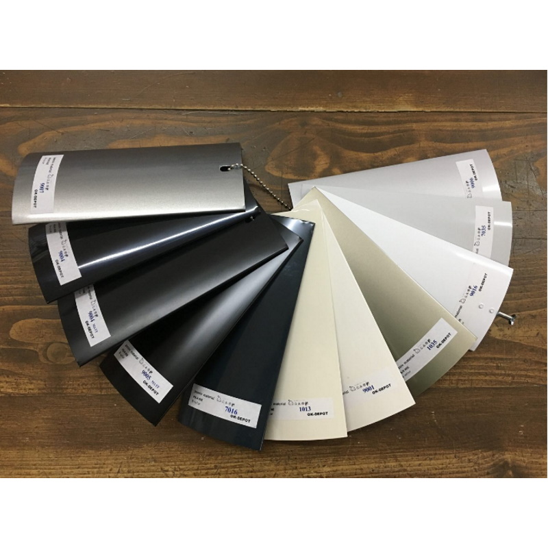 passiv material （パッシブマテリアル） 外付けブラインド　passiv blind（パッシブブラインド）　羽色見本サンプル（RタイプBカラー）