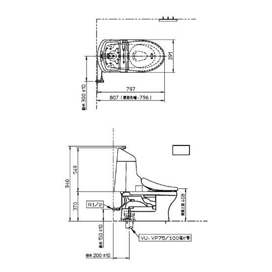 Toto トイレ セレクトt 2 床排水 手洗付 Ces9151 Nw1 ベストセレクション