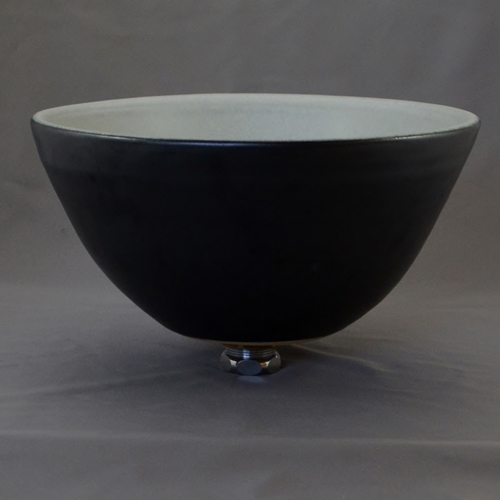 重蔵窯 洗面ボウル　MEBIUS　Design Bowl　MEBI-0027WB　ホワイトブラック