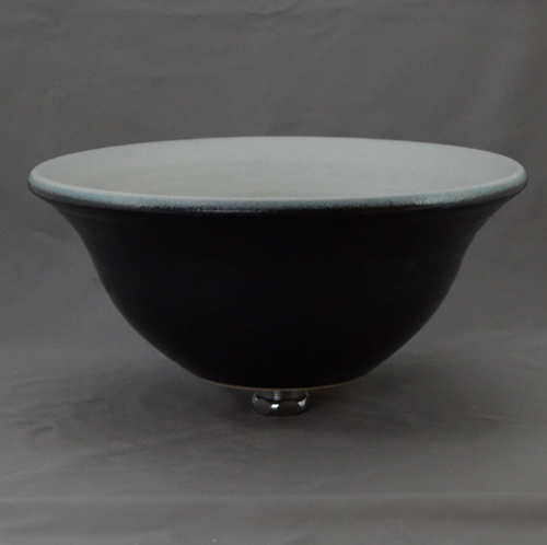 重蔵窯 洗面ボウル　MEBIUS　Design Bowl　MEBI-0032WB　ホワイトブラック