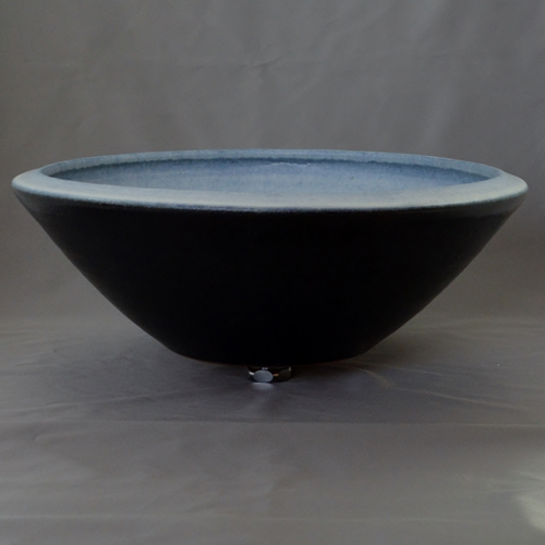 重蔵窯 洗面ボウル　MEBIUS　Design Bowl　MEBI-0040BB　ブルーブラック